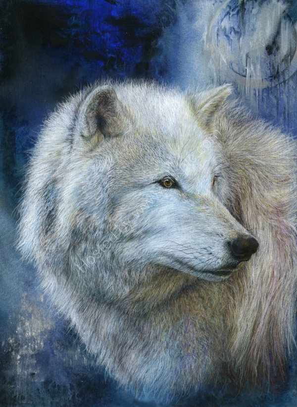 Ghost Patrol - coloured pencil