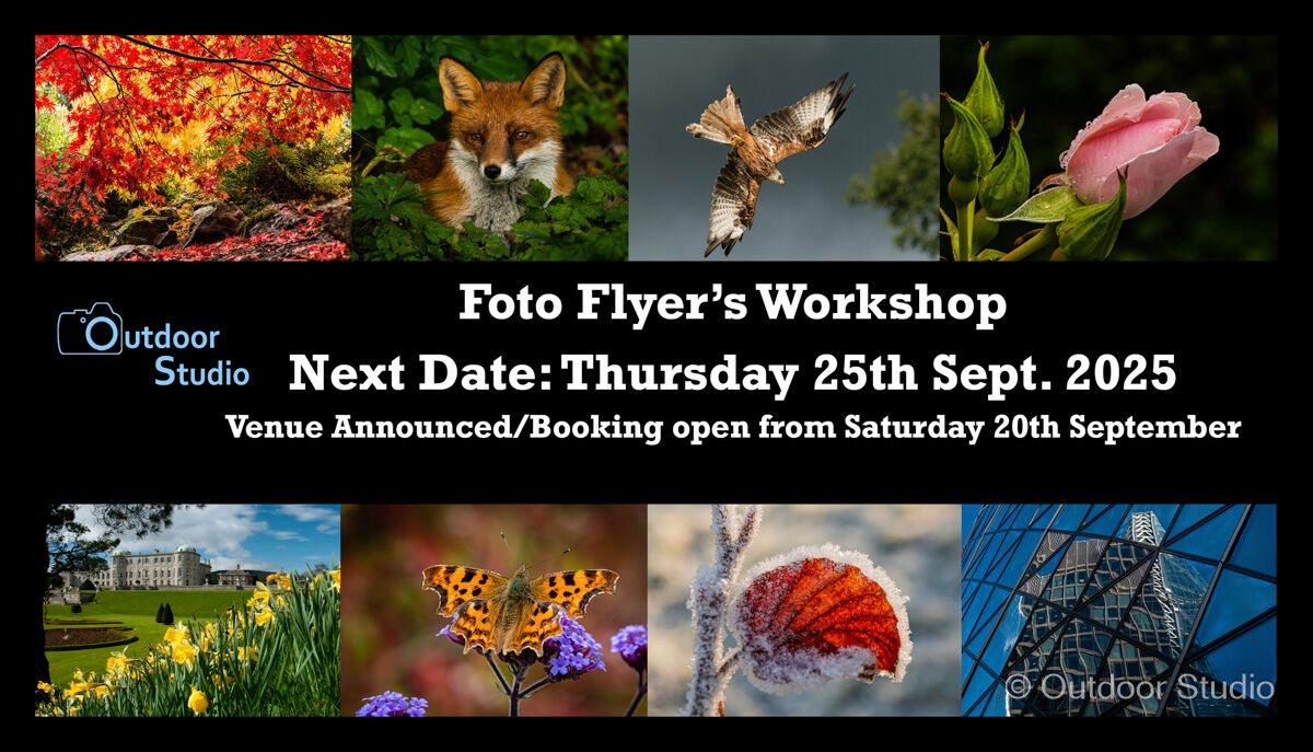 FOTO FLYERS PHOTOGRAPHY WORKSHOP - THURSDAY 25th SEPTEMBER