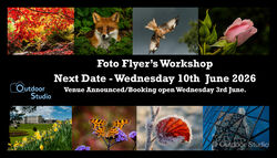 FOTO FLYERS PHOTOGRAPHY WORKSHOP - NEXT DATE - WEDNESDAY 10th JUNE