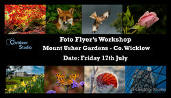 FOTO FLYERS PHOTOGRAPHY WORKSHOP - MOUNT USHER GARDENS - 17th JULY
