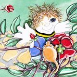 Daisy May in the Garden