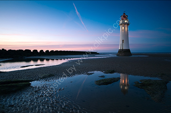 Winters Night At Perch Rock Lighthouse