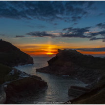 07 Boscastle sunset Mike Stickney