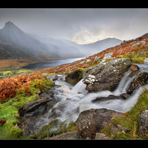 HC Heather Bodle Waterfall Ogwen Valley