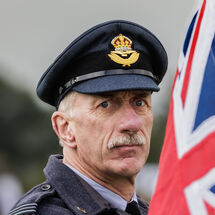 HC Pedro Landers Raising the Flag