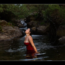 Third Chris Robbins Cooling off in a Dartmoor Stream