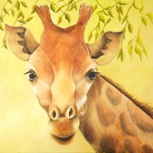 Giraffe Oil on canvas 75x75