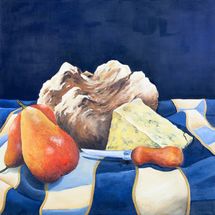 Country Kitchen 41x41 Oil on canvas