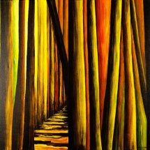 Into the woods 70x60 Acrylic