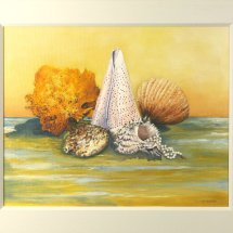 Patsys Pearls 52x62 Oil on board