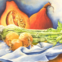 Soup Kitchen Oil on board 35x46