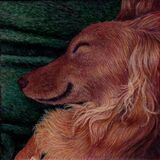 Lenny 2020 Egg Tempera on gesso