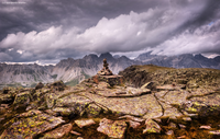 Col Margherita rocce e nuvole (Trentino Alto Adige)