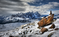 Pale di San Martino viste dal Col Margherita (Trentino Alto Adige)
