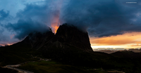 Passo Sella Sassolungo Tramonto (Trentino Alto Adige)