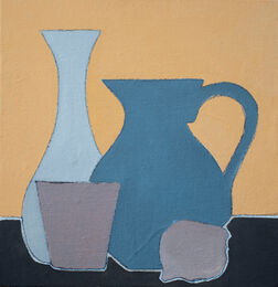 Brocche, blu e giallo