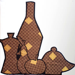 Fabrics-pear and apple