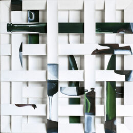 Still life- Bottle and glass