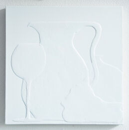 White-caraffa e bicchiere