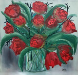 - Red Tulips -