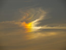 Sun dog cloud phenomenon