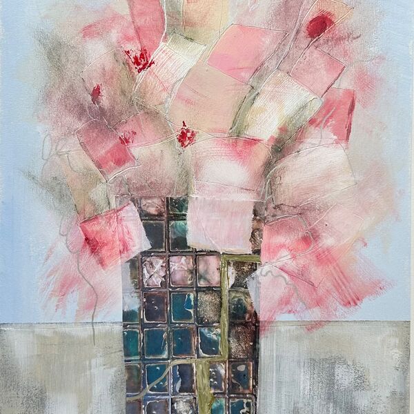 Roses in a Cracked Vase