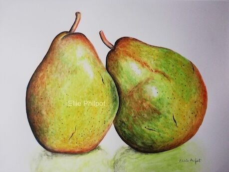 Leaning Pears.