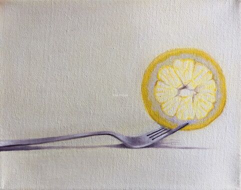 Lemony. Greetings card.