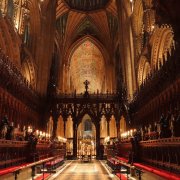 The Quire with Candles