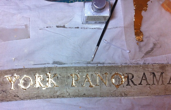 Gilding the title