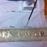 Gilding the title