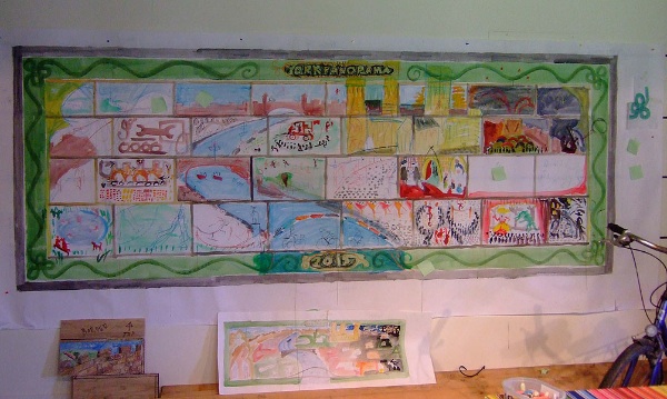 Life size plan on paper
