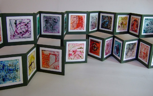 'Scratches' double concertina book 1