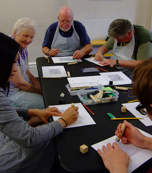 York Older People's Forum making plates