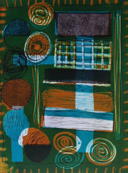 Green and brown