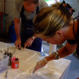 Fun with cement; 2 days