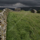 Storm over barns