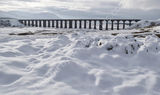 Snowy Ribblehead Viaduct