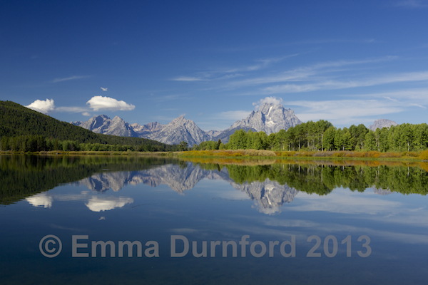Reflections at Oxbow Bend turnout