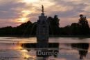 Sunset over the 'Diana Fountain'