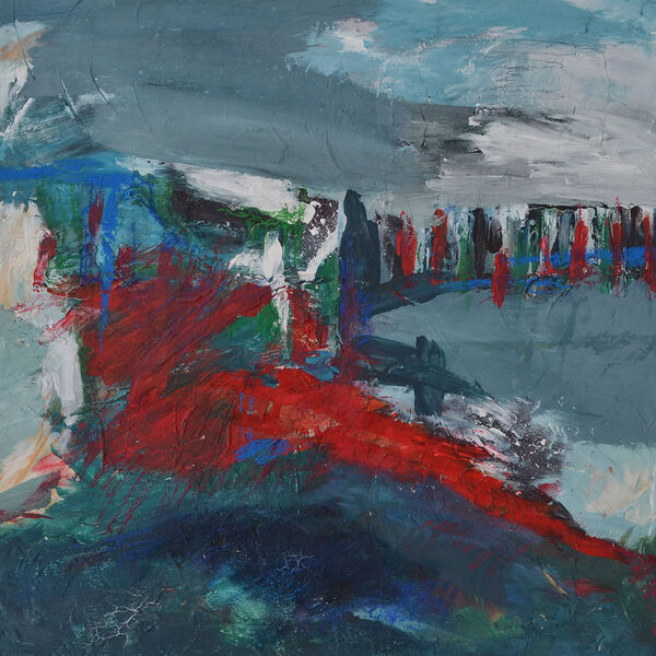 Shoreline - image size 15x15 inches (17x17 inches with 1 inch white border) £150 unframed