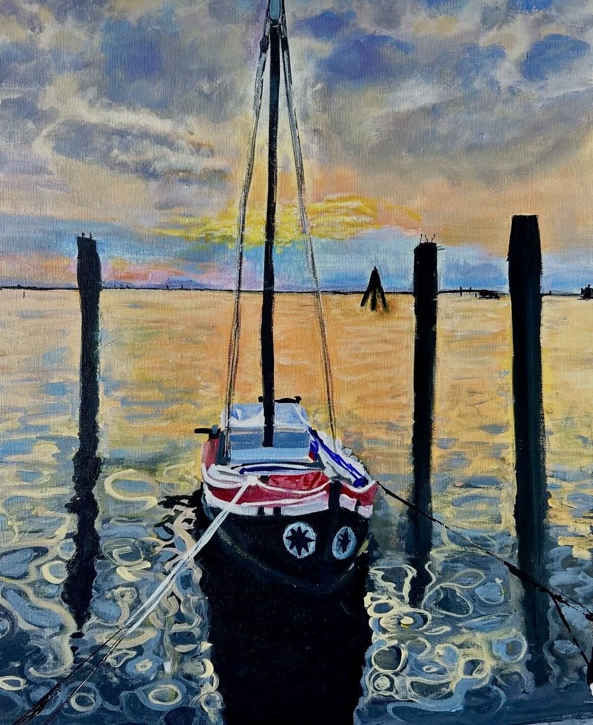 - Sunset in Pellestrina -