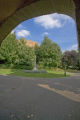 Tamworth Castle from the gatehouse.