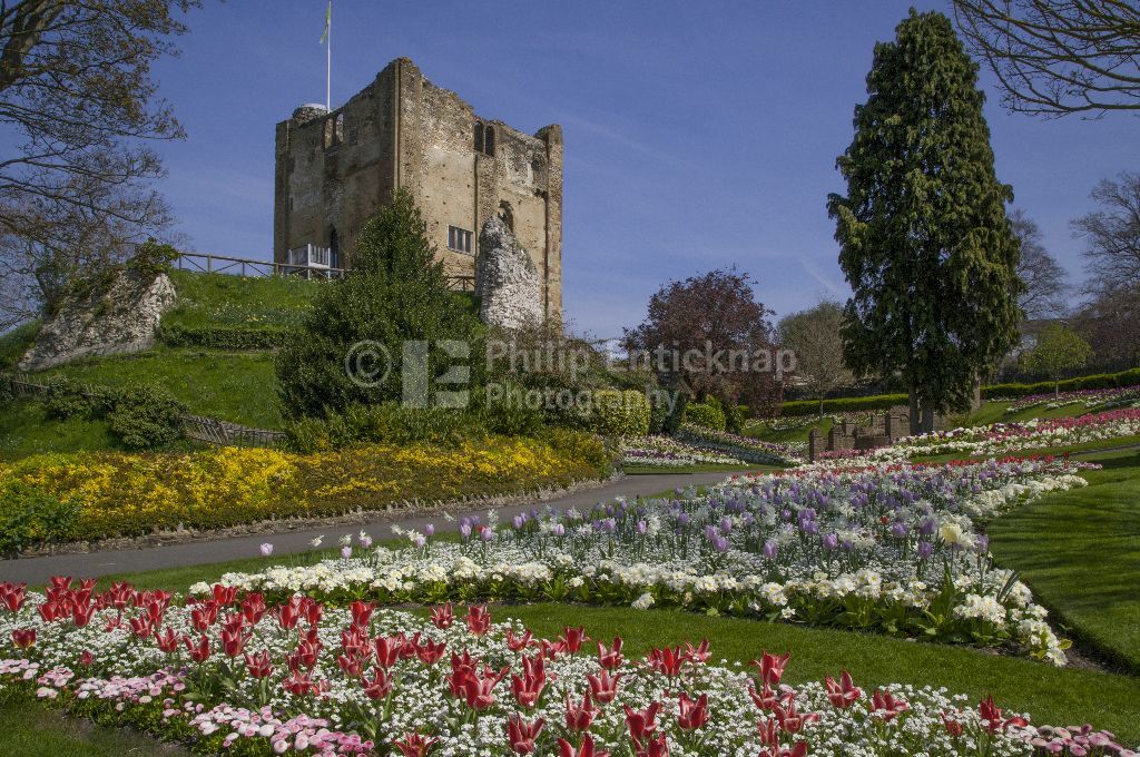 Guildford Castle Keep & Grounds ,Surrey England 2015