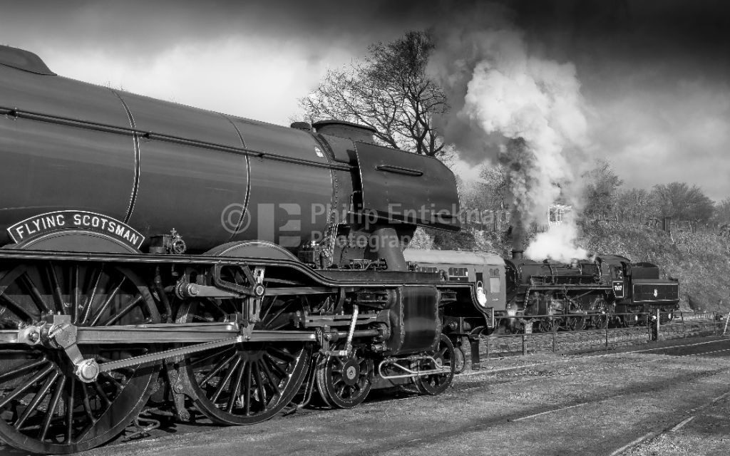 Flying Scotsman at Mid Hants Railway ' Watercress Line