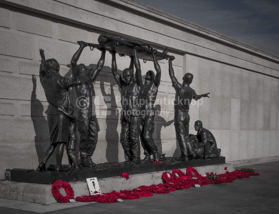 The Armed Forces Memorial at National Memorial Arboretum near Lichfield ,Staffordshire