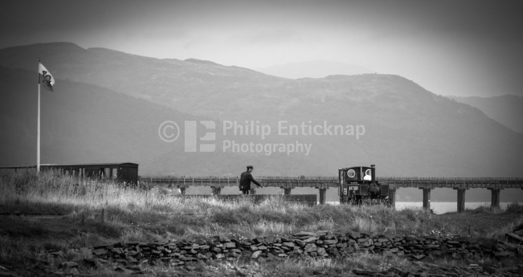 Fairbourne Railway. Mid-Wales coast