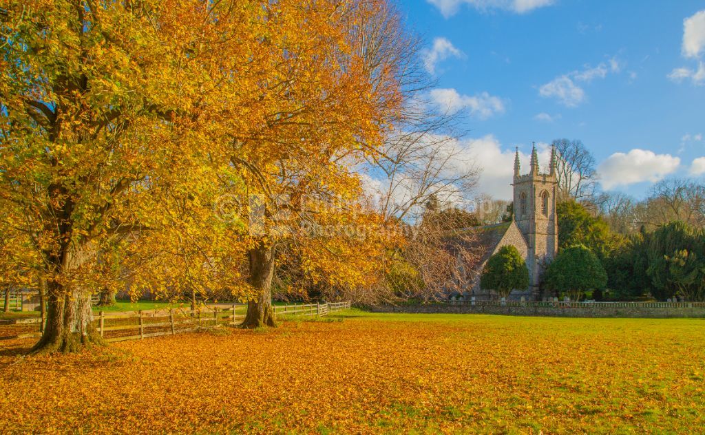 St Nicholas Church ,Chawton near Alton Hampshire. Autumn