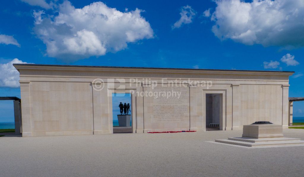 The British Normandy Memorial,Ver-sur-Mer in Normandy, France.