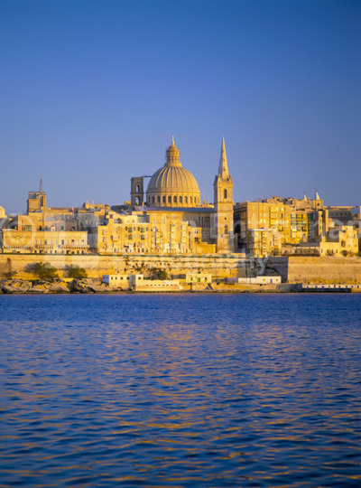 View to Valletta.